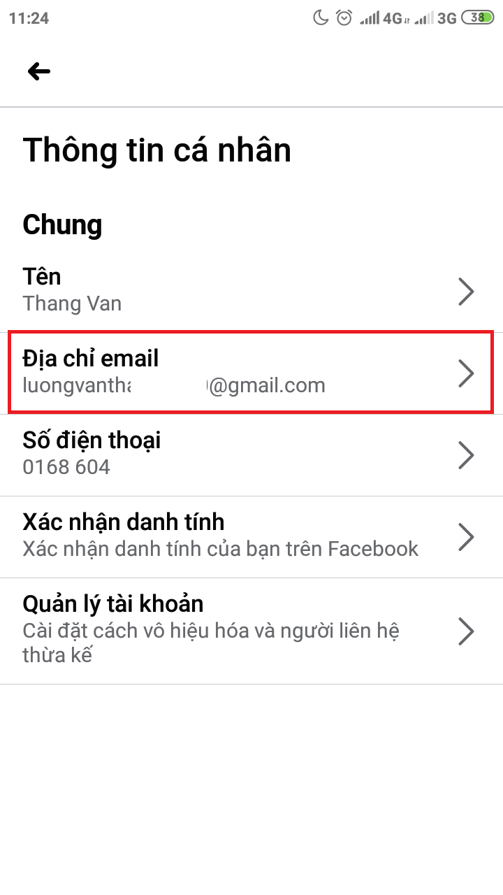 Địa chỉ email