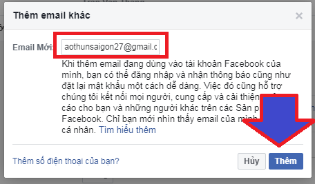 Thêm email khác