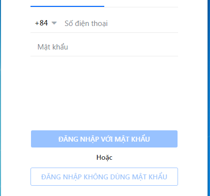 Đăng kí nick zalo trên máy tính 1 đăng ký zalo trên pc
